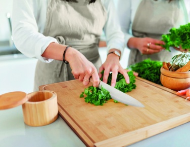 Logo trade promotional merchandise picture of: Large bamboo cutting board