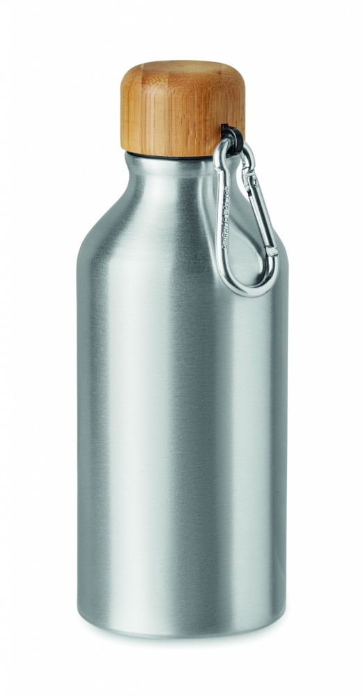 Logo trade promotional items picture of: Aluminium bottle 400 ml