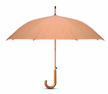 Logo trade corporate gifts image of: 25 inch cork umbrella