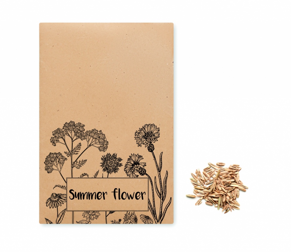 Logo trade advertising product photo of: Flowers mix seeds in envelope