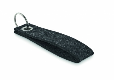 Logo trade promotional merchandise photo of: RPET felt key ring