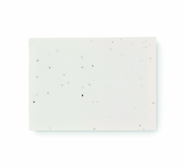 Logo trade promotional merchandise photo of: Seed paper sticky note pad