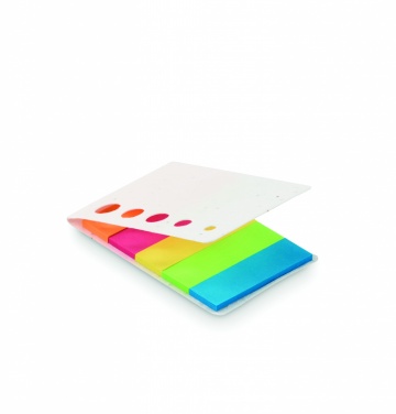 Logo trade promotional products picture of: Seed paper page markers pad