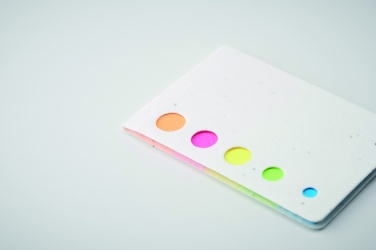 Logo trade promotional giveaway photo of: Seed paper page markers pad