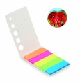 Seed paper page markers pad, White