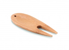 Bamboo golf divot tool