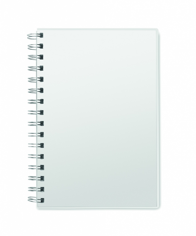 Logo trade advertising product photo of: A5 RPET notebook recycled lined