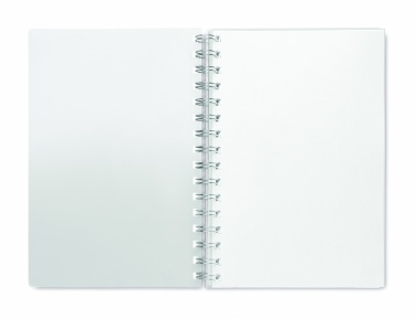 Logotrade promotional merchandise picture of: A5 RPET notebook recycled lined