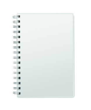 Logo trade promotional products image of: A5 RPET notebook recycled lined