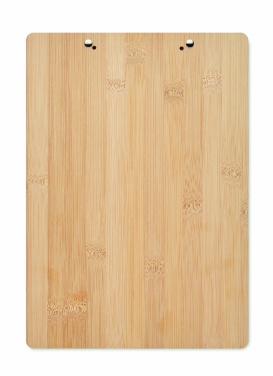 Logo trade business gifts image of: A4 bamboo clipboard