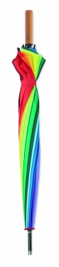 Logo trade promotional items image of: 27 inch rainbow umbrella