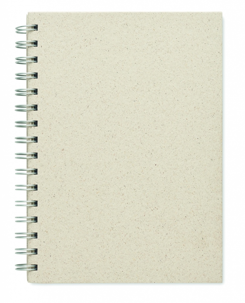 Logotrade promotional giveaway image of: A5 grass notebook 80 lined