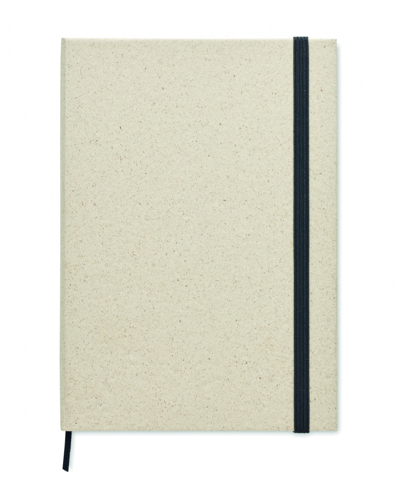 Logotrade corporate gift image of: A5 grass notebook 80 lined