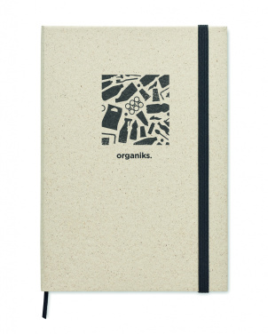 Logotrade promotional giveaway picture of: A5 grass notebook 80 lined