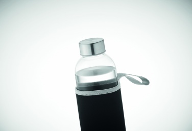 Logotrade promotional product picture of: Glass bottle in pouch 750ml