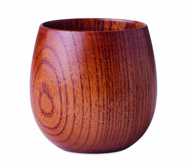 Logo trade corporate gifts picture of: Oak wooden mug 250 ml