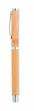 Logo trade promotional products picture of: Bamboo gel pen