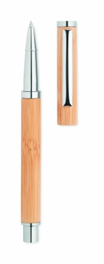 Logo trade promotional gifts image of: Bamboo gel pen