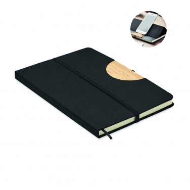 Logo trade promotional merchandise picture of: A5 RPET notebook 80 lined