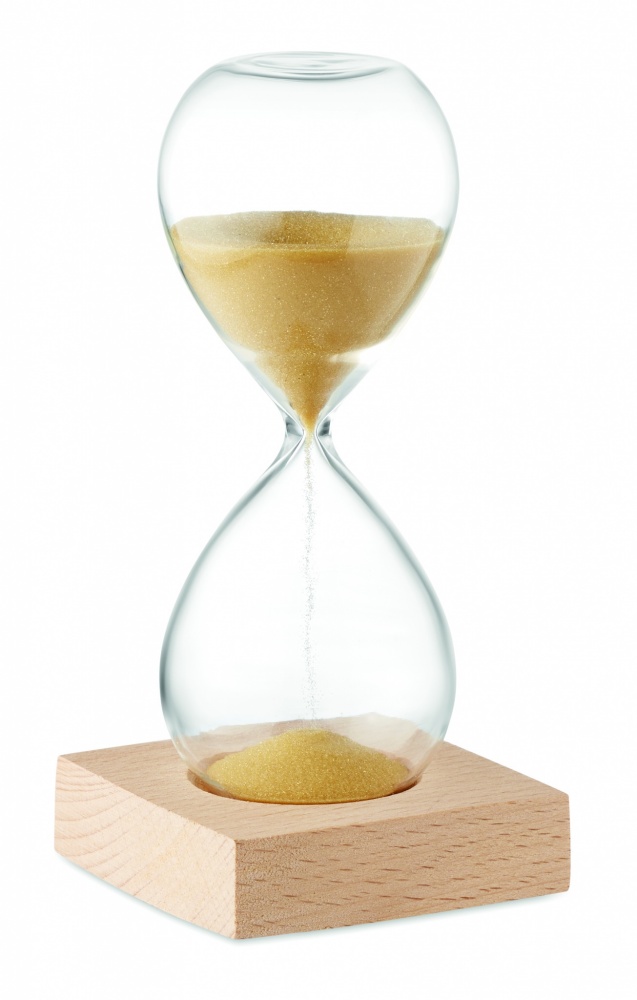 Logo trade promotional giveaways image of: 5 minute sand hourglass