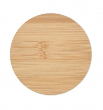 Logotrade promotional product picture of: Bamboo round coaster