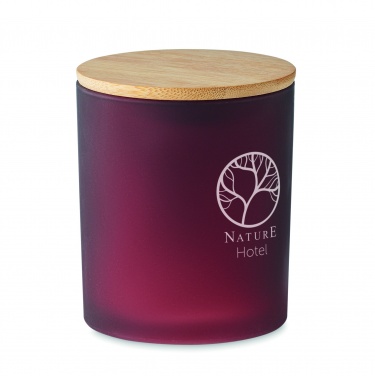 Logo trade promotional gifts image of: Plant based wax candle 280 gr