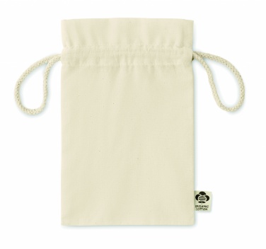 Logotrade promotional gift image of: Small organic cotton gift bag