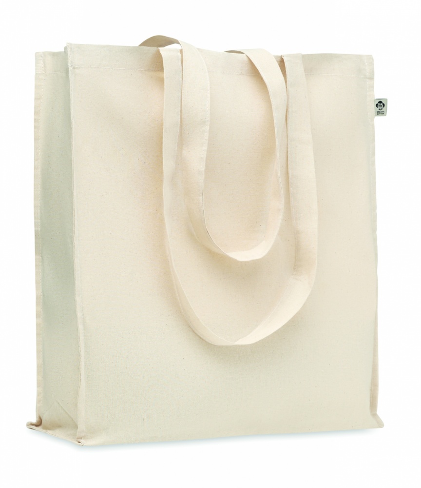 Logo trade promotional giveaway photo of: Organic cotton shopping bag