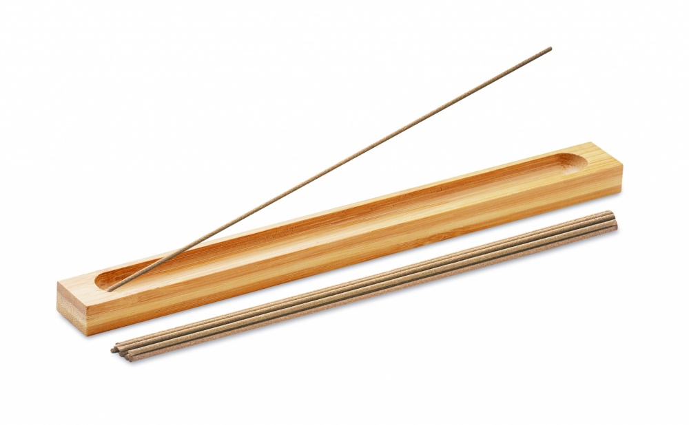 Logo trade advertising products picture of: Incense set in bamboo