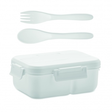 Logo trade promotional product photo of: Lunch box with cutlery in PP