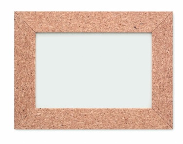 Logo trade promotional giveaways image of: Cork photo frame