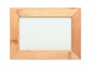 Logo trade promotional items image of: Bamboo photo frame