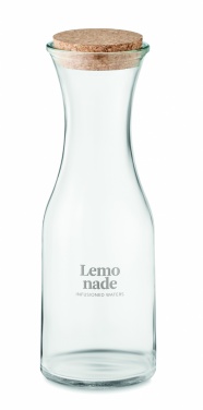 Logo trade promotional merchandise picture of: Recycled glass carafe 1L