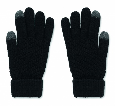 Logo trade promotional gifts image of: Rpet tactile gloves