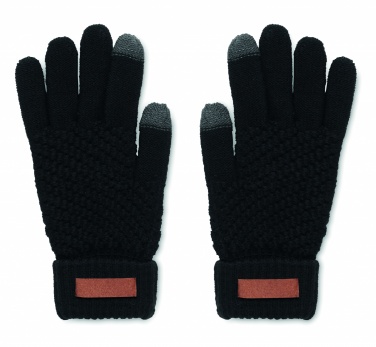 Logo trade promotional items picture of: Rpet tactile gloves