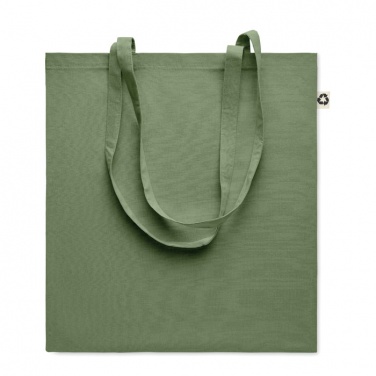 Logo trade corporate gifts image of: Recycled cotton shopping bag