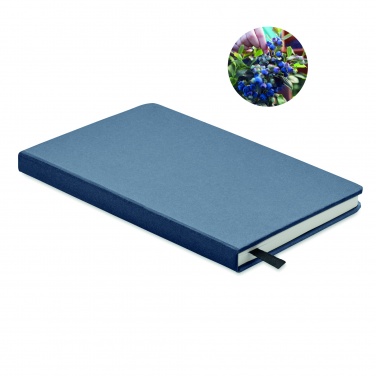 Logo trade promotional product photo of: A5 recycled page notebook