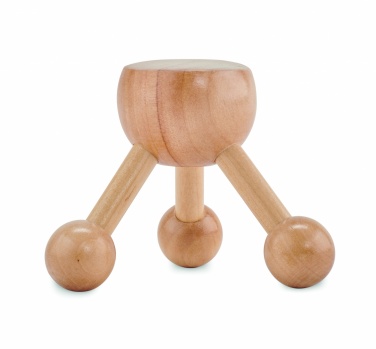 Logotrade promotional item image of: Hand held massager in wood