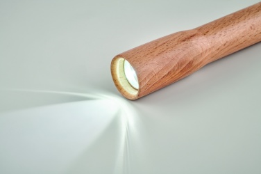 Logo trade business gifts image of: Wooden torch with COB light