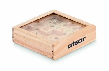 Logo trade corporate gift photo of: Pine wooden labyrinth game