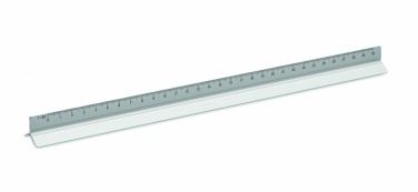 Logo trade promotional products image of: 30cm Ruler in aluminium