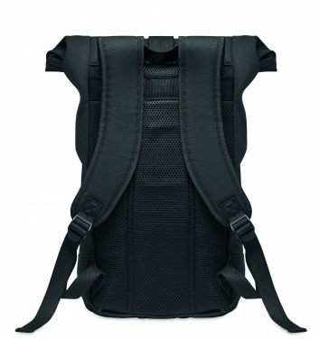 Logotrade business gift image of: Rolltop washed canvas backpack