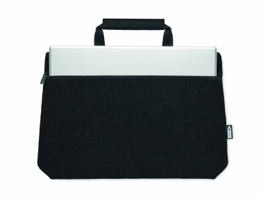 Logo trade corporate gift photo of: RPET felt zippered laptop bag