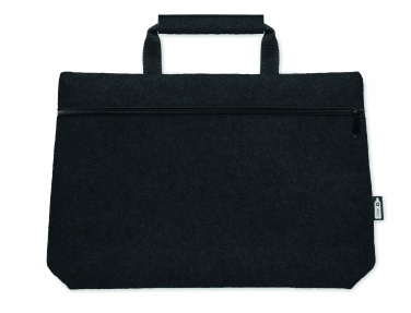 Logo trade advertising products image of: RPET felt zippered laptop bag