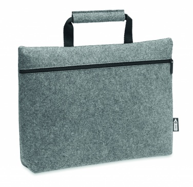 Logotrade promotional products photo of: RPET felt zippered laptop bag