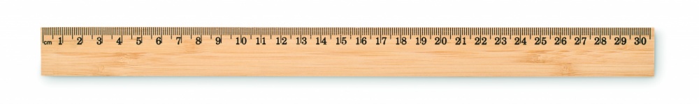 Logotrade promotional merchandise picture of: Ruler in bamboo 30 cm