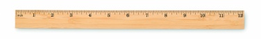 Logo trade promotional products image of: Ruler in bamboo 30 cm