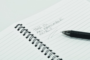 Logo trade promotional giveaways image of: A5 Erasable notebook