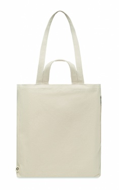 Logo trade promotional giveaways picture of: Recycled cotton shopping bag