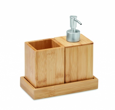 Logotrade corporate gift picture of: 3 piece bath set in bamboo